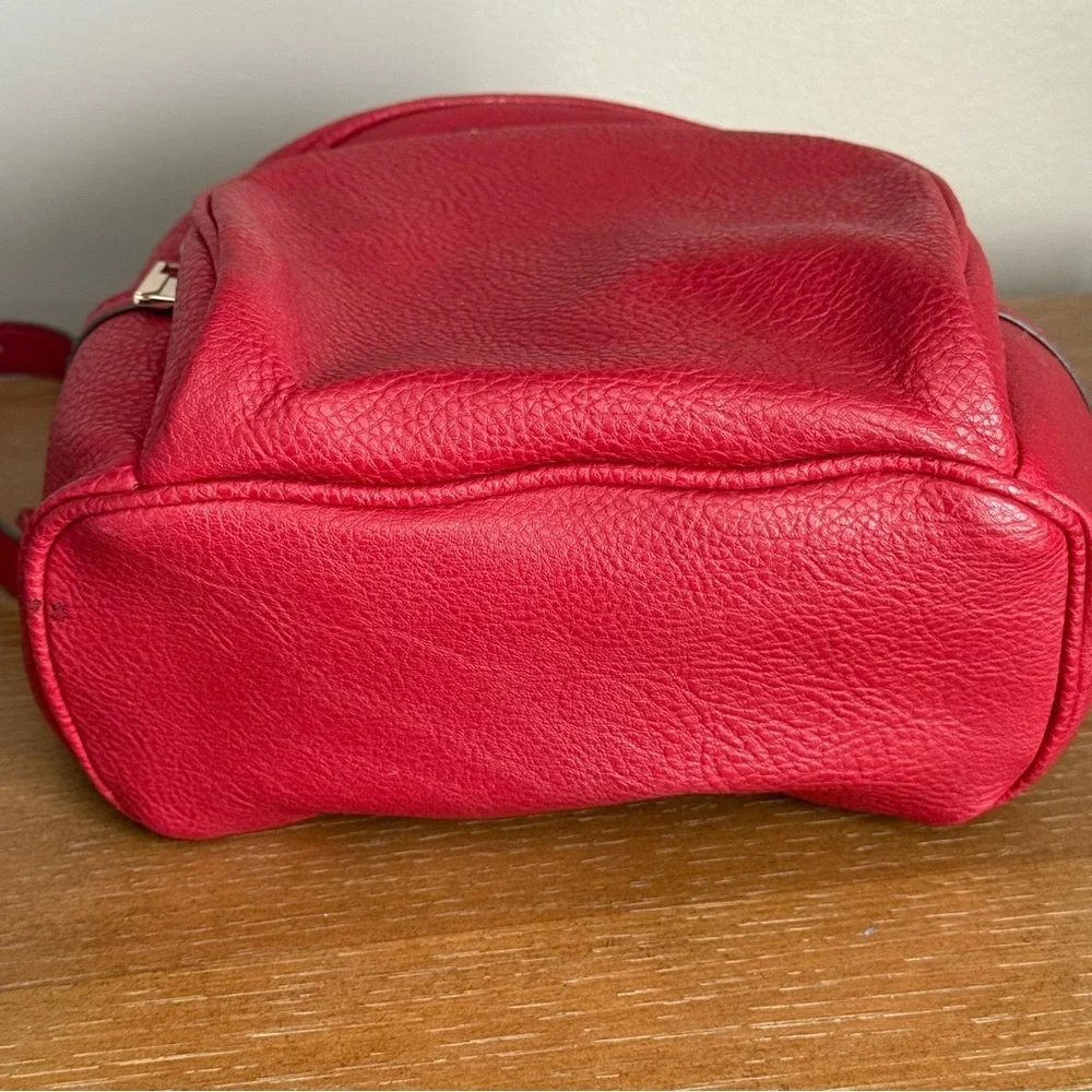 Jones New York Signature Red Mini Backpack Purse